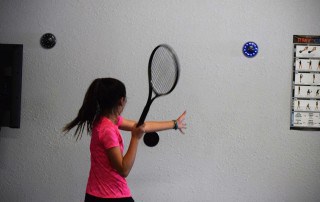 Tennis reaction training