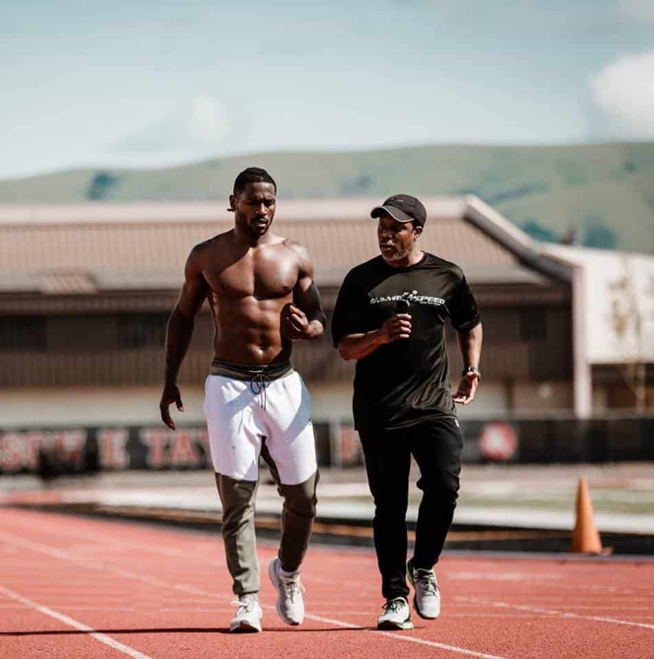 Antonio brown training