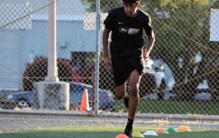 boys soccer training